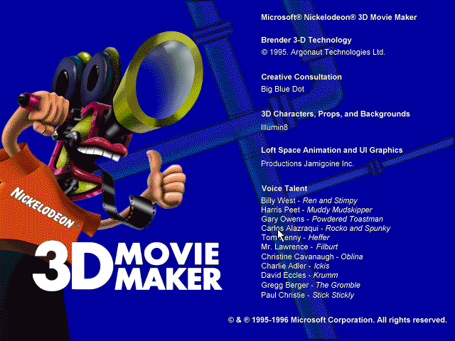 Nickelodeon 3D Movie Maker